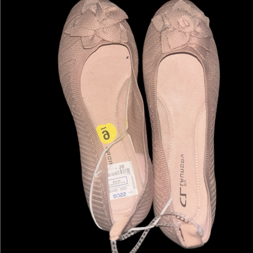 CL by Laundry Blush Pink Flats with Bow